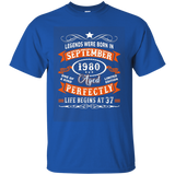 Legends Were Born In September 1980 - 37th Birthday T-shirt