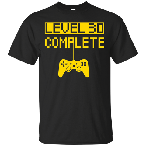 Level 30 Complete Funny Video Games 30th Birthday Gift Shirt