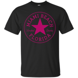 MIAMI BEACH - FLORIDA United States USA T-Shirt Relaxed Fit_Black