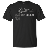 Womens Gypsy Skulls Dart Team Graphic T-Shirt (Ladies)_Black