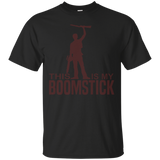 This Is My Boomstick Shotgun Chainsaw Dead T-Shirt Evil_Black