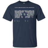 Cool Israel Binary Flag T-shirt_black