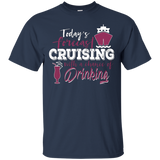 Today's Forecast Cruising with a Chance of Drinking T-Shirt_Black