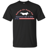 Retired Air Force Veteran T-shirt_Black