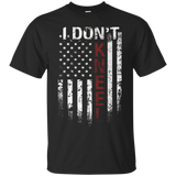 I Don't Kneel Usa Flag T-shirt_black=