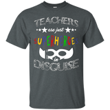 Teachers are Superheroes in Disguise T-Shirt Funny Gifts_Black