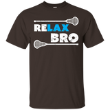 ReLAX Bro Lacrosse Player T-Shirt_Black