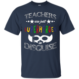 Teachers are Superheroes in Disguise T-Shirt Funny Gifts_Black