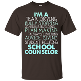 School counselor shirt_Black