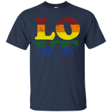 Love Rainbow Heart Flag - Gay Pride Shirt - Lgbt