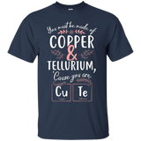 Copper And Tellurium- Scientist And Science Lover T-shirt_black