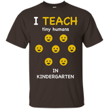 I Teach Tiny Humans T-shirt For Kindergarten Teachers_black=