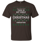 This Is My Ugly Christmas Sweater T-Shirt For X-Mas Parties_Black