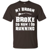 Tshirt Running Halloween Humorous Funny_black=