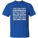 You Can't Buy Happiness But You Can Buy Rollerskate T-shirt_asphalt=