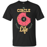 Donut The Circle Of Life- Funny Donut Lovers Gift T-shirt_black