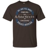 My Husband Is An Awesome Police Officer Tshirt, T Shirt, Tee_black=