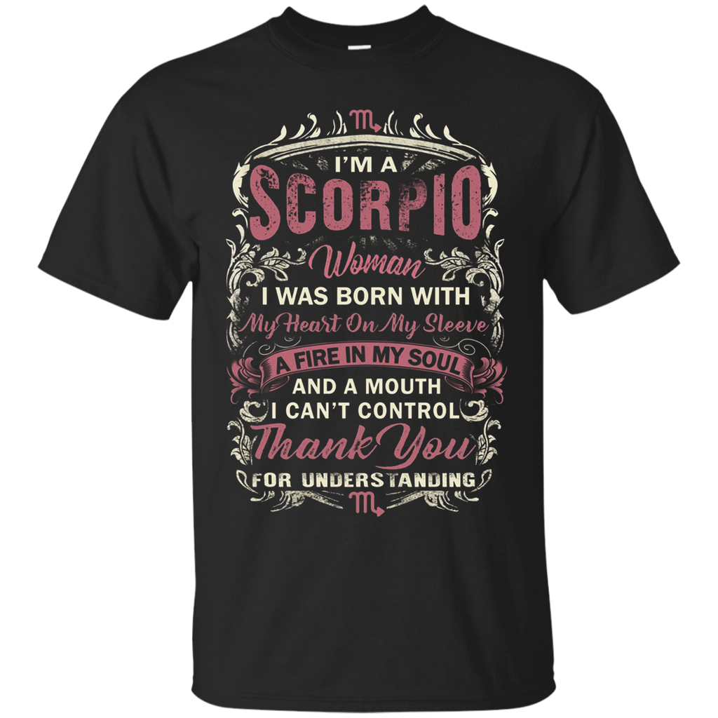 Scorpio T-shirt - I'm A Scorpio Woman T-shirt_Black