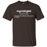 Mycologist Definition Spores Molds Fungus Collect T-Shirt_Black