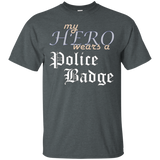 My Hero Wears A Police Badge_black=