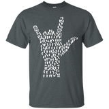 Sign Language T-Shirt Design - Men, Women, and Youth_Black