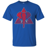 Womens Elephant Delta Triangle Sigma Red Theta T-Shirt_Black