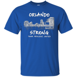 Orlando Florida Strong Resilient United Love T Shirt_Black