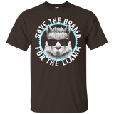 Save the Drama For the Llama T-Shirt_Black