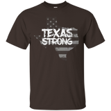 Texas Strong Shirt Unisex Letter Printed Home State Tee Top_Black