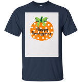 Happy Thanksgiving Preppy T Shirt Polka Dot Pumpkin_white