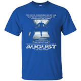 The Devil - born in August - the storm - T-shirt month gif_Black