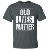 Old Lives Matter T-Shirt Men Women Elderly Seniors_Black