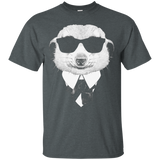 Cute Meerkat In Suit Meerkat Face - Meerkats Lover T Shirt_black