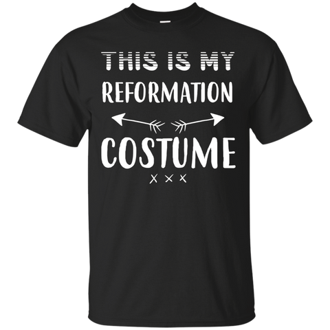 Funny This Is My Reformation Costume Halloween T-shirt_black=