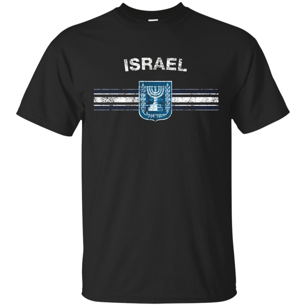 Israeli Flag Shirt - Israeli Emblem & Israel Flag Shirt