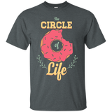 Donut The Circle Of Life- Funny Donut Lovers Gift T-shirt_black