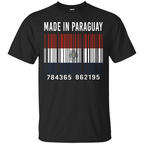 Paraguay Barcode T-Shirt_Black