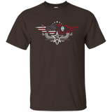 Guamanian American Flag T Shirt. Guam National Flag Shirt_black