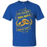 30th Wedding Anniversary Tshirt Mr&mrs Gifts For Couples_black