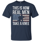 Mens This Is How Real Men Take A Knee_black=