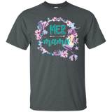 Mermama Shirt Funny Mama Mermaid Tshirt For Mother_Black
