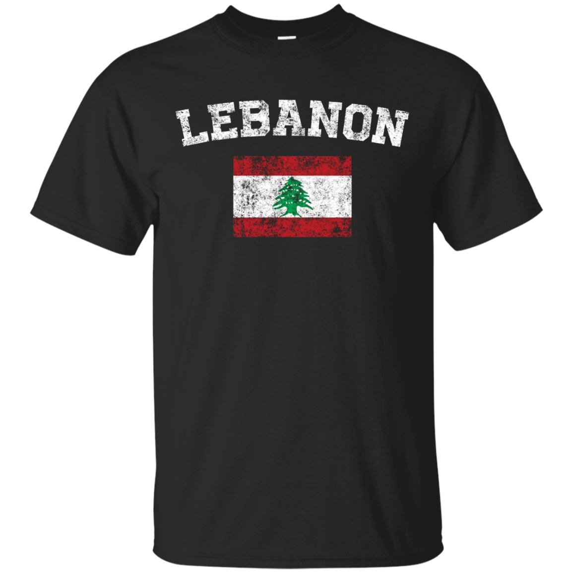 Lebanese Flag Shirt - Vintage Lebanon