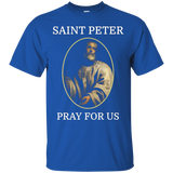 St. Peter T-shirt Catholic Pope Saint Tee Papal Christian_black=