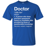 Doctor Definition T-shirt Funny Medical Work Gift Tee_black=