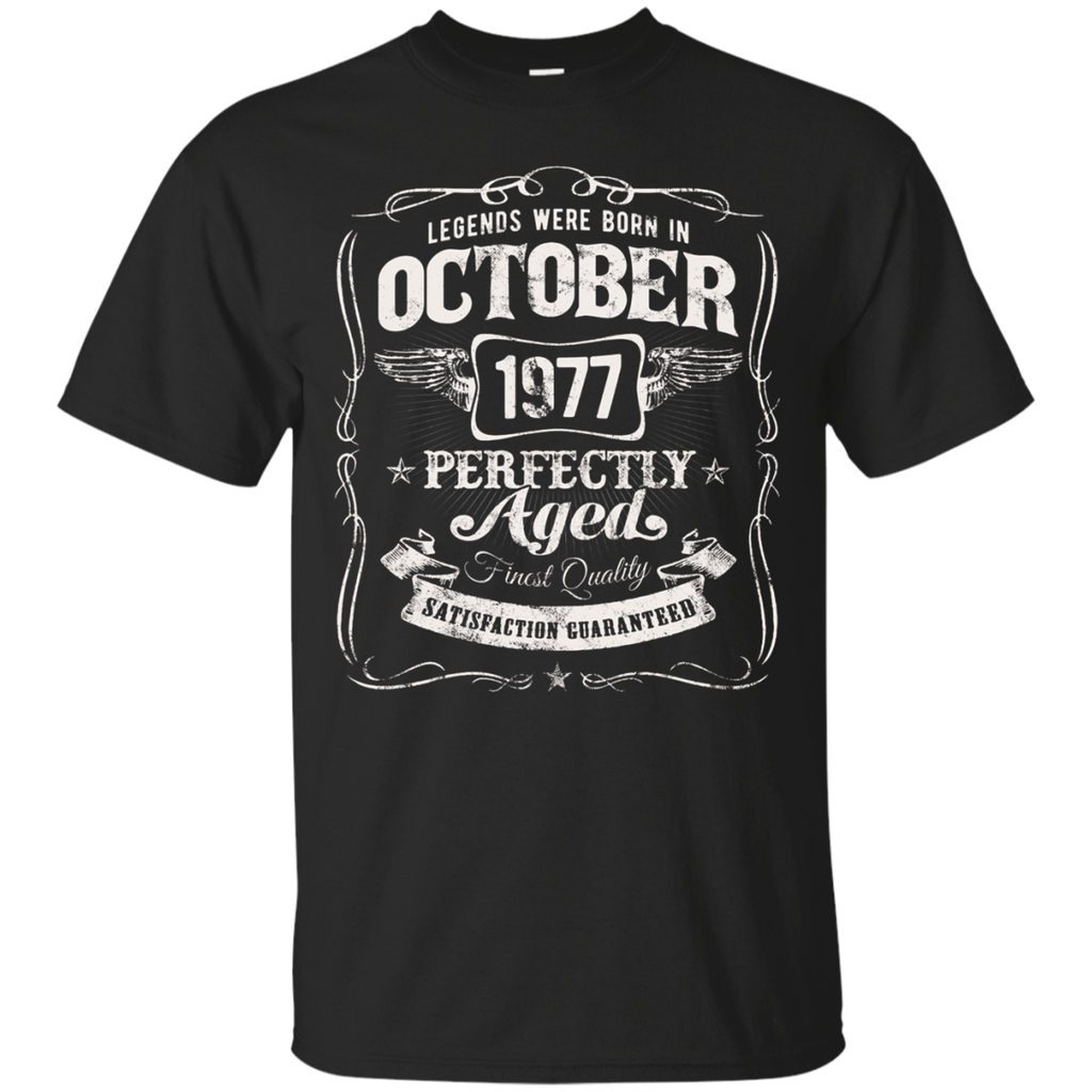 Legends Were Born In October 1977 Shirt 40th Birthday Gift