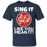 Singing Show Choir T-shirt - Sing It Like You Mean It_black=