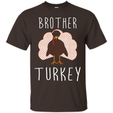 Brother Turkey Funny Thanksgiving Shirt Matching Tee_black