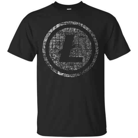 Vintage Litecoin Logo T Shirt_Black