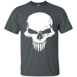 Sinister Skull With Long Teeth Tshirt_black=