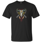 Overwatch McCree Skull Spray Tee Shirt_Brown